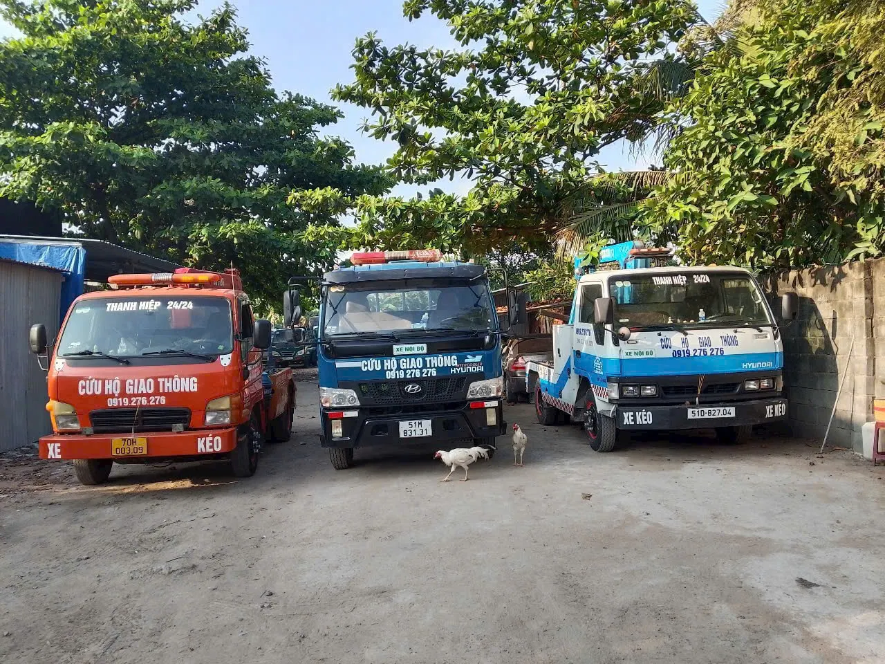 Xe cứu hộ xe tải Hóc Môn bằng phương tiện chuyên dụng
